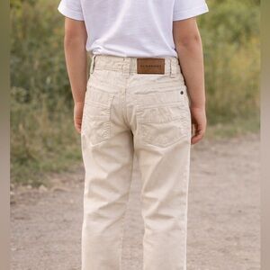 Burberry light tan pants. Size 6Y